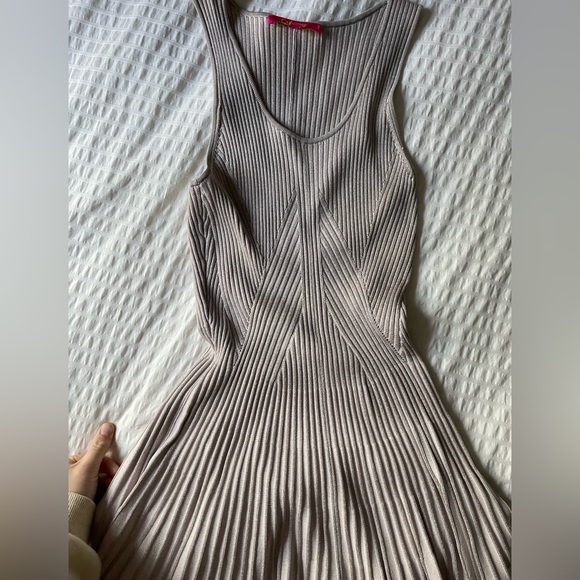 Accordion Style Flare Dress - Picture 2 of 8